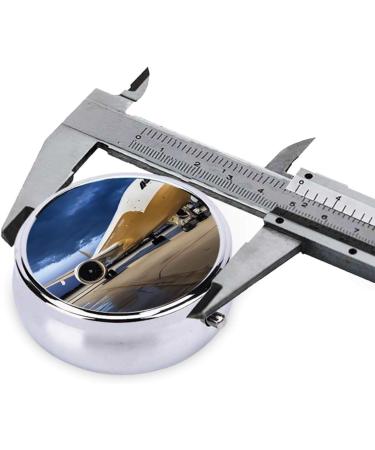 Evening Light Airplane Round Pill Box - 3 Compartment Travel Medicine Organizer & Decorative Pocket Purse - Buy Online on GoSupps.com