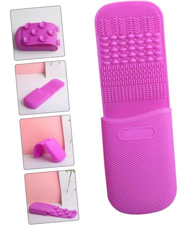 Ipetboom Makeup Brush Pad Cosmetic Brush Cleaner Pad Makeups Tool Clean Supplies Osmetic Brush Washing Tool Makeup Brush Clean Mat Brush Cleaning Mat Silica Gel Multifunction - Buy Online on GoSupps.com