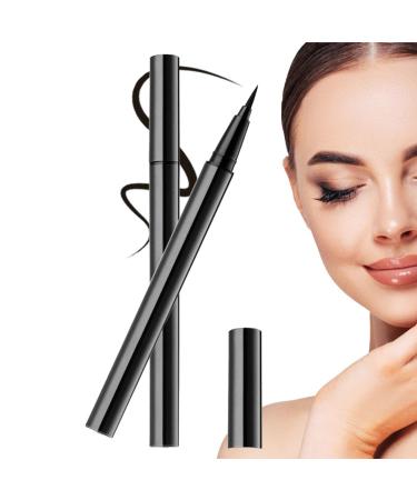 Liquid Eyeliner Waterproof Eyeliner Liquid Black Liquid Eyeliner for Sweatproof Eye Makeup Long-Lasting Liquid Eye Liner for Women and Makeup Artists Frifer Black (Cotton Head)
