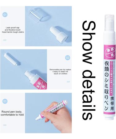 Clothing Stain Stick | 10ml Household Stain Remover Pen Multi-Use | Cleaning Stain Removing Pen for Oil Stains Blood Stains Tea Stains Cosmetics - Buy Online on GoSupps.com