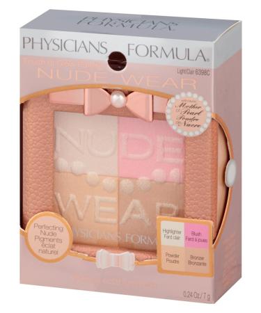Physicians Formula Nude Wear Custom Glow Palette Light 0.24 oz - Natural Radiance Makeup - Buy Online on GoSupps.com