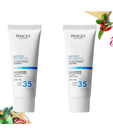 Lurrose 2PCs Moisturizing Sunscreen SPF 35 - Whitening Anti-Summer Facial Lotion for Dry & Sensitive Skin - Ideal for Summer Trips - Buy Online on GoSupps.com