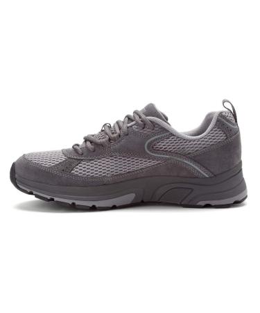 Drew Men's Aaron Comfortable Walking Shoe with Extra Depth 11 XX-Wide Grey Leather