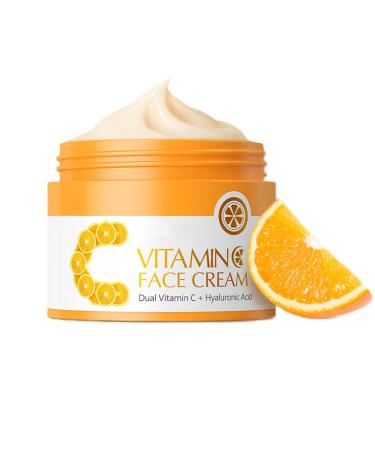 Cr me visage la vitamine C cr me hydratante anti-rides pour raffermir et lifter r duit les ridules unifie le teint de la peau hydratant pour les peaux s ches soin de la peau clatant anti- ge