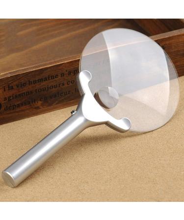 Glass Handheld Magnifier 2X 6X 130mm Handheld Glass Illumination Loupe Enlarged Mirror Tool with 2 LED Lights Lamp Magnifier for Reading Made in China - Buy Online on GoSupps.com