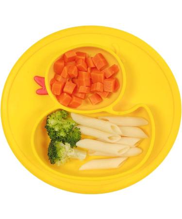 Wrapables Silicone Duck Baby Placemat with Suction Food Plate - Buy Online on GoSupps.com