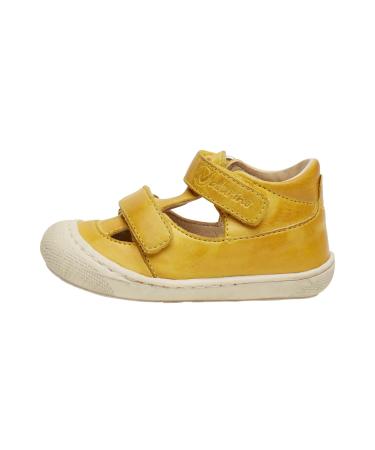 Naturino Puffy-Leather Shoes 3 UK Child Yellow