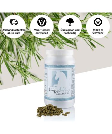 Equimove Selen + E: High-Dose Pellets for Muscle Endurance - 50 000 mg Vitamin E & 20 mg Selenium 1.5 kg - German Quality for Selenium Deficiency Prevention - Buy Online on GoSupps.com