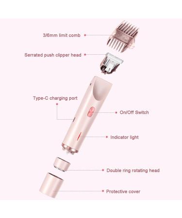 Dual Head Shaver Women rasoir Gildan Femme rasoir Anti Coupure Femme epilateur Defepilateur Femmenitif Femme dual-head Hair Trimmer for Women Intimrasierer F r Frauen rasierapparate F r Damen-C - Buy Online on GoSupps.com