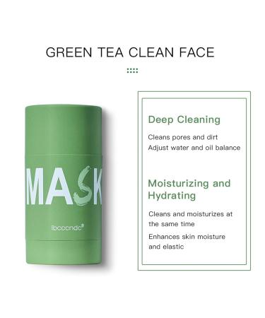 Shop Wuxpp Green Tea Deep Cleanse Mask Stick - Blackhead Remover & Juxek Clay Mask - Oil Control Skincare - 2 Pcs - Buy Online on GoSupps.com