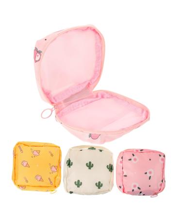 BUIFULSIC 4 piece of ice cream decorative bag from the time bag for breastfeeding inserts perienbag in free storage bags for women's tapes ladies tape