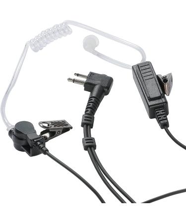 Motorola CP200 CP200D Earpiece - Compatible with BPR40 CP100D CP185 RDM2070D - Two Way Radio Headset Surveillance Kit - Police Headphones (Motorola 2 pin) - Buy Online on GoSupps.com