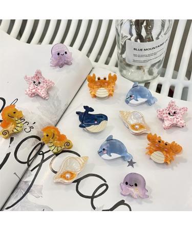 AJTUTUS Hair Claw Clip Hair Ornamentation Hair Clamps Cute Hair Catch Easy Barrettes Adornment Hairpin for Girl - Buy Online on GoSupps.com