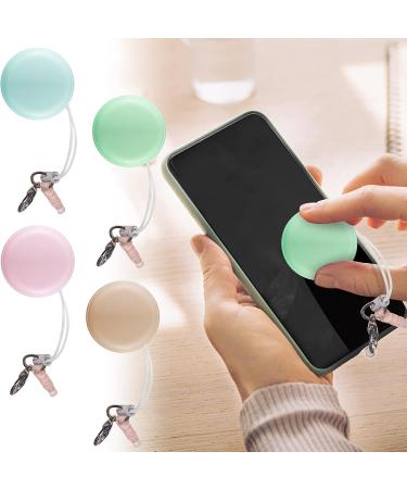 4 PCS Macaron Shape Mobile Phone Screen Wipes - Portable Mini Cleaning Cloth Set for Phone, iPad, Glasses, Computer - Buy Online on GoSupps.com