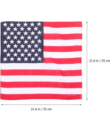 3Pcs American Flag Bandana Headwear | USA Patriotic Accessories for Unisex - International Shipping Available - Buy Online on GoSupps.com