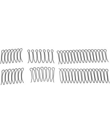 3 Set Twist Hair Clip Comb Fashionable Waterproof Elastic Anti Proof Metal Wire Hair Comb - Buy Online on GoSupps.com