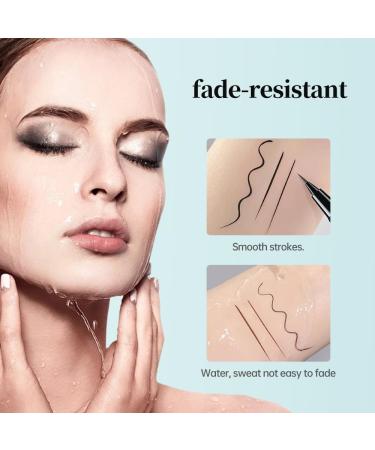 Waterproof Eyeliner 2024 Upgrade Double Ended Glitter Eyeliner Colorful Glitter Eyeliner Liquid Shimmer Waterproof Long Lasting Glow Eyeliner Shine Eyeshadow (3#) - Buy Online on GoSupps.com