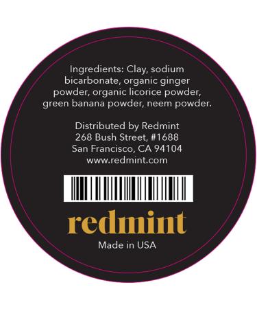 Redmint Herbal Tooth Cleansing Powder | Natural Ginger Oral Health | 15 ml - Refreshing & Eco-Friendly - Buy Online on GoSupps.com