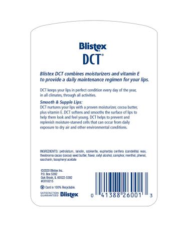 Blistex DCT Lip Balm - Moisturizing & Soothing Lip Care | International Shipping Available - Buy Online on GoSupps.com