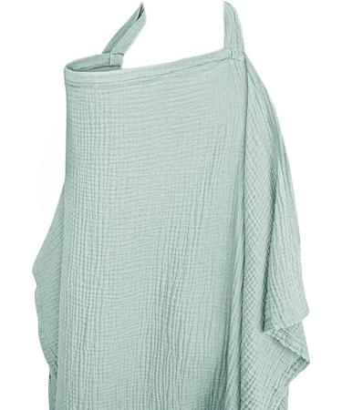 AlloFuu Nursing Cover Apron | Soft Breathable Nursing Scarf for On-the-Go - Green Nursing Cover - Buy Online on GoSupps.com