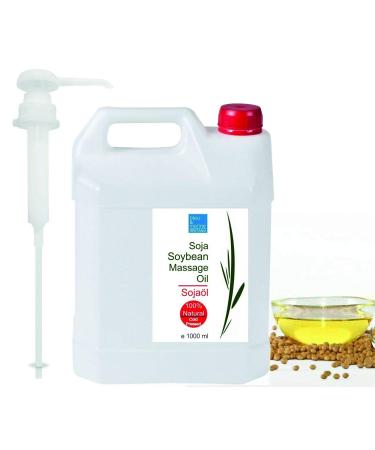 Bleumarine Bretania - Massage Soy Oil |Strongly cell regenerating & cell activating |Ideal for mature dry and greasy skinRich & Rulbent |High Lecitshing content 1000 ml