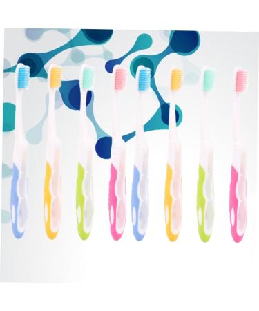 TOVINANNA 8pcs Adult Toothbrushes - Premium Oral Care Travel Accessories | Eco-Friendly Bristle Toothbrushes for Fresh Breath - Buy Online on GoSupps.com