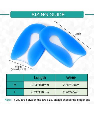 Gel Heel Pillow Cushion | Orthopedic Silicone Caps for Heel Spur & Plantar Fasciitis Relief | Medical Soft Insoles for Unisex - Buy Online on GoSupps.com