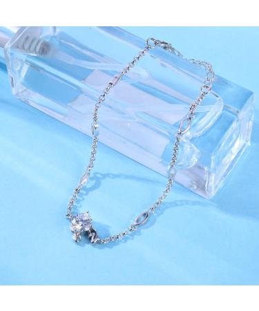 VekkEr Sterling silver bracelet 925 silver bracelet 3pcs 12 bangles bracelets for women women's bracelets womens bangles bracelets constellation bracelet zodiac sign bracelet Silver_medium - Buy Online on GoSupps.com