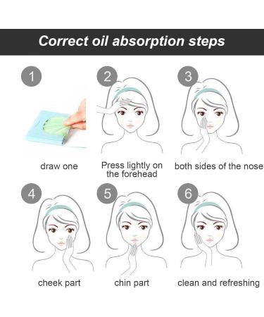 Rapidbok Blotting Paper - 200 Leaves Oil Control Sheets for Oily Skin Care | Green Face Oil Absorbing Towels - Buy Online on GoSupps.com