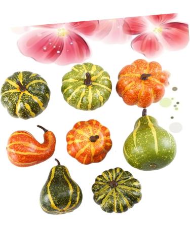 Ciieeo 8pcs Pumpkin Decor Halloween Pumpkin Halloween Fake Fruit Fall Pumpkins Decoration Foam Pumpkin Halloween Mini Pumpkin Microgreens Water Bird Whistle Decorate Artificial - Buy Online on GoSupps.com