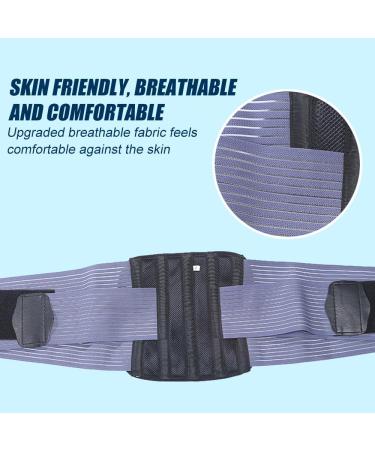 Breathable Unisex Lumbar Support Belt - Adjustable XXL Lower Back Bandage for Pain Relief & Spine Decompression - Buy Online on GoSupps.com