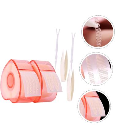 minkissy 4 Rolls Lace Double Eyelid Sticker Double Eyelid Tapes Stickers Eyelid Sticker Strip Eyelid Shadow Stickers Instant Eye Lift Strips for Women Cover Double Eyelid Fiber With Hat - Buy Online on GoSupps.com
