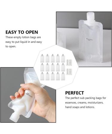 3sets Travel Aging Cream Simple Clear Plastic Refillable Toiletry Women Containers Storage Label Stand Subage Ml* Gel : Transparent Shower Labels Liquid Leakproof Squeezable - Buy Online on GoSupps.com