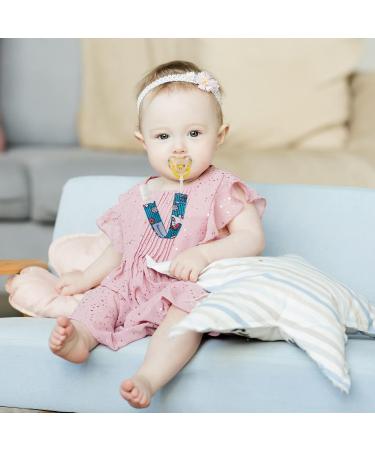 Smlpuame Baby Pacifier Chain - 6 BPA-Free Fabric Clips for Girls | Fits Most Pacifiers & Bite Toys | Travel in Space Theme - Buy Online on GoSupps.com