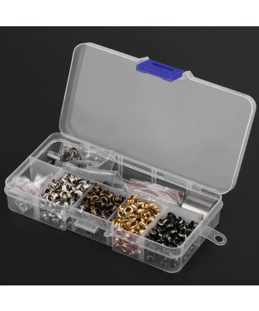 Metal Eyelet Grommet Set - 3mm x 420pcs for Shoes, Belts, Leather, and Crafts - Buy Online on GoSupps.com