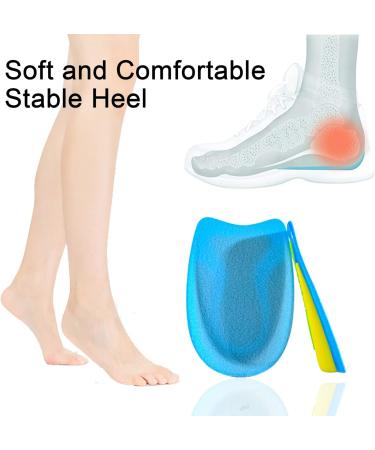Rnitle Heels Gel Pillow for Men | Premium Heel Spur Inserts & Silicone Gel Protector for Plantar Fasciitis & Tendonitis | Breathable Comfort for All Shoes - Buy Online on GoSupps.com