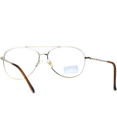 SA106 Men's Metal Rim Officer Pilot Multi 3 Power Progressive Reading Glasses - Gold 3.0x | International Shipping Available - Buy Online on GoSupps.com