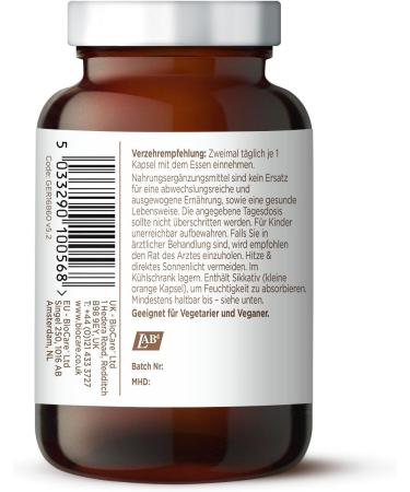 BioCare BioAcidophilus - 20 Billion Live LAB4 Bacteria | Dietary Supplement with 60 Capsules for Gut Health - Buy Online on GoSupps.com
