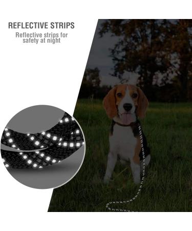 Dog Training Lead Long Leads Rope Nylon Floatable Long Reflective Recall Dog Training Rope with Comfortable Handle for Hiking Camping Walking (65FT/20M) - Buy Online on GoSupps.com