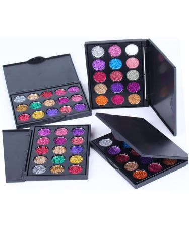 Beavorty 3pcs 15 Eyeshadow Eye Shadow Palettes Makeup Palette Sequins Diamond 1 count (Pack of 1) As Shownx3pcs - Buy Online on GoSupps.com