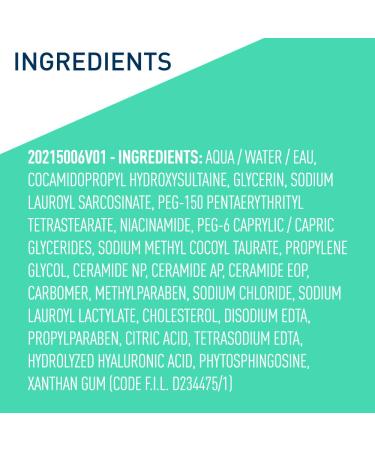 CeraVe Foaming Facial Cleanser for NormalOily Skin - 12 fl oz | Hydrating & Non-Irritating - Buy Online on GoSupps.com