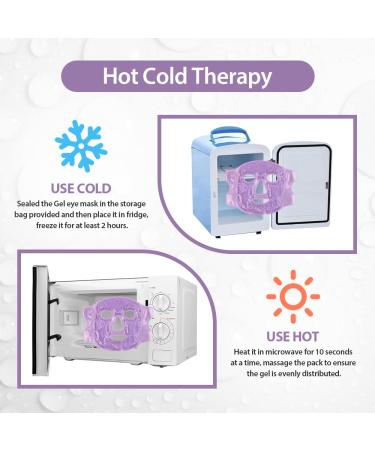Newgo Ice Mask | Reduce Face Swelling & Dark Circles | Hot & Cold Compress for Spa & Skincare - Buy Online on GoSupps.com