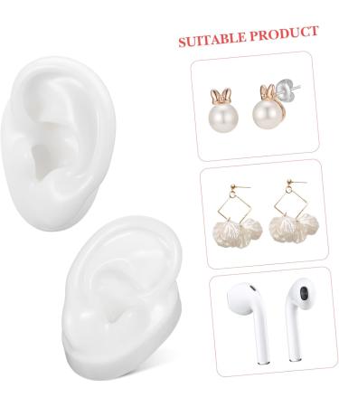 Buy Healeved 2 Pairs Artificial Ear Piercing Practice Tools - Realistic Human Ear Models for Simulation & Display - Ideal for Lab & Training Use - Buy Online on GoSupps.com
