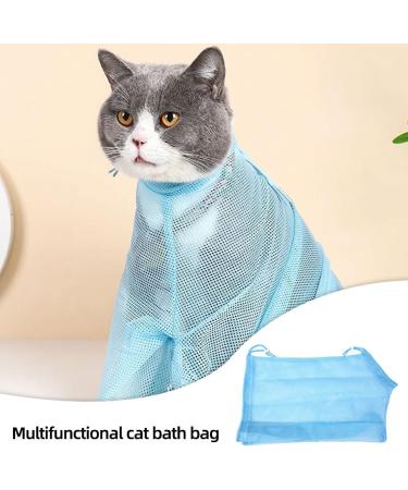 SSRD Cat Shower Bag - Adjustable Multi-Function Washing Bag for Cats | Prevent Scratches & Bites | Ideal for Swimming Ear Cleaning & Claw Care - 1PC - Buy Online on GoSupps.com