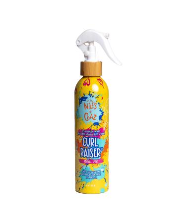 Niles and Chaz Kids Curl Raiser Revival Spray - Curl Refresher Spray - Lightweight Reduces Frizz & Defines Curls - Paraben Silicone Sulfate Free - For Curly Coily Wavy Hair (8 Fl Oz) 8 Fl Oz (Pack of 1)