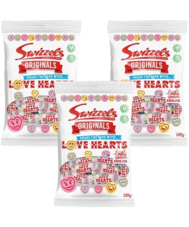 Sweets Bundle with Originals Love Hearts Bag 127g (3 Pack) - Buy Online on GoSupps.com