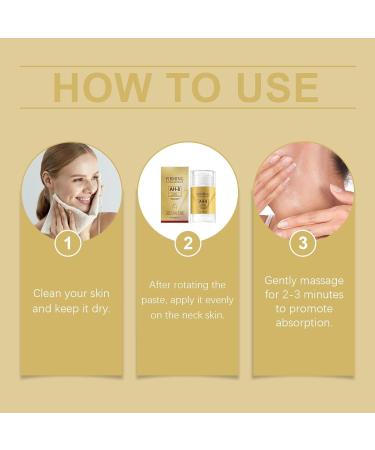  JIAOY Set of 2 firming neck creams - AH-8 - For sagging skin - Body care - Reduces wrinkles fine lines and double chin - Moisturizes and firms the skin - Buy Online on GoSupps.com