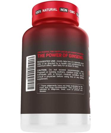 High Strength Korean Red Panax Ginseng Capsules 1500 mg - 120 Count | Herb Tonics - Buy Online on GoSupps.com