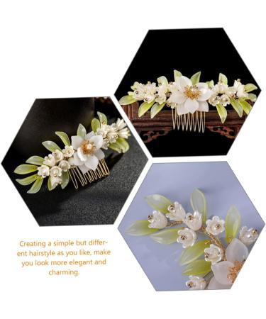 Didiseaon Handmade Leaf Comb Headwear for Women Wedding Headpiece Hair Gems for Women Bridal Accessories Wedding Hair Accessories for Brides Tiara Bridesmaid Hair Comb The Flowers Alloy - Buy Online on GoSupps.com
