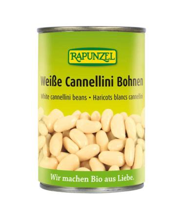 Rapunzel - White Cannellini Beans in a can - 0.4 kg - Pack of 6
